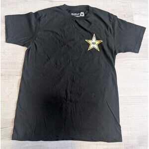 Rockstar Energy Drink T Shirt Unisex Adult Size Medium Short Sleeve Black